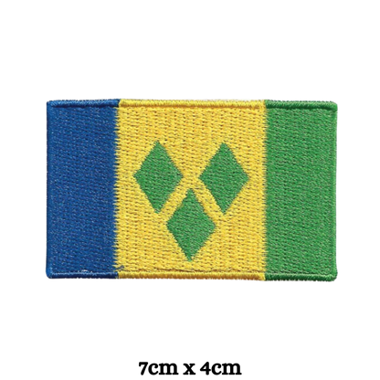 Country Flag Embroidered Patch – Iron On / Sew On National Flag Badge | All Countries Available | Jacket, Backpack, Hat, Uniform – Choose Your Country (K-S)