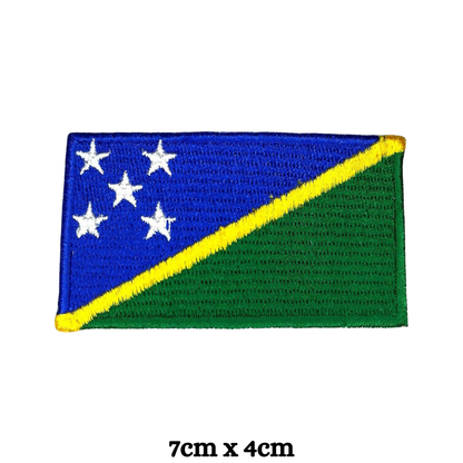 Country Flag Embroidered Patch – Iron On / Sew On National Flag Badge | All Countries Available | Jacket, Backpack, Hat, Uniform – Choose Your Country (K-S)