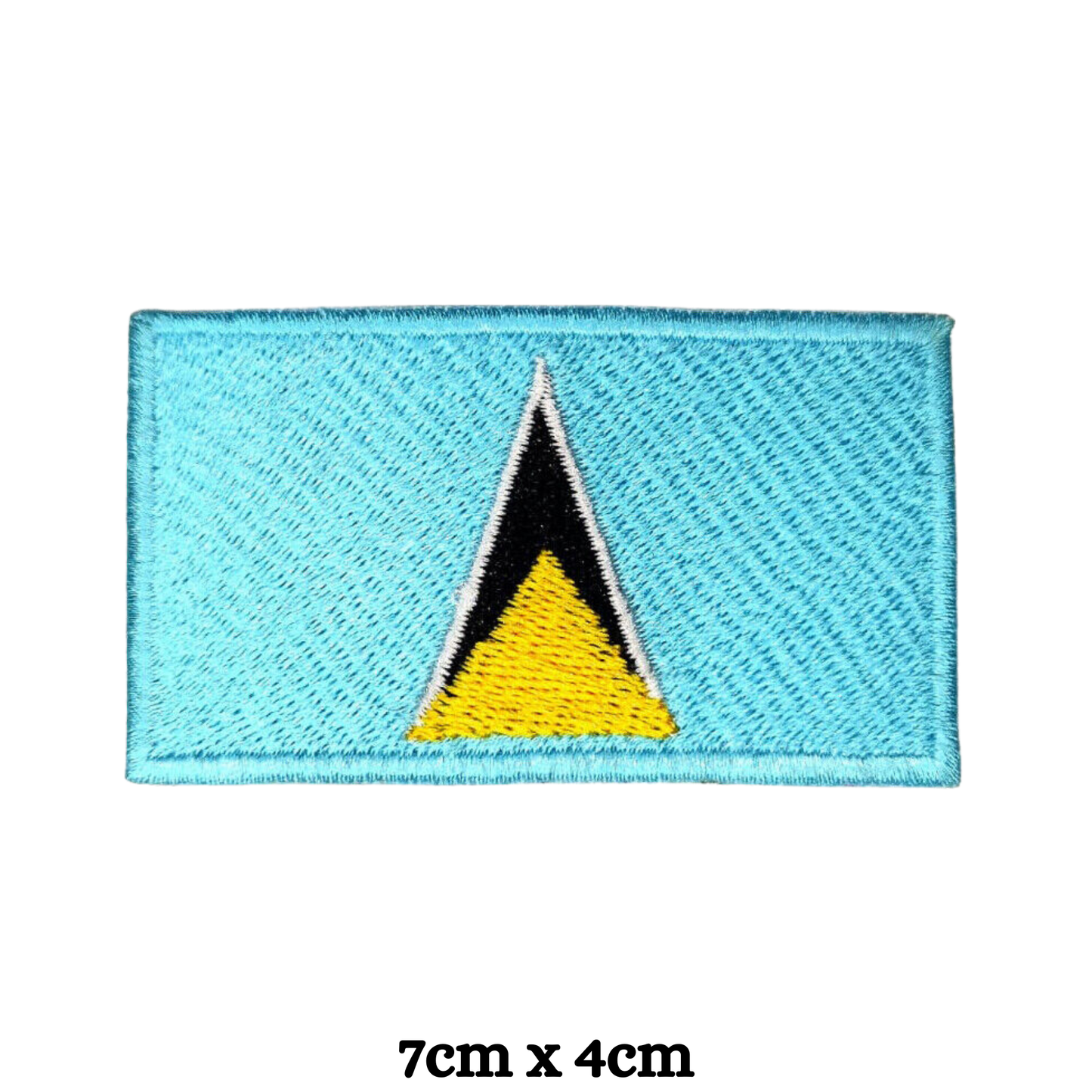 Country Flag Embroidered Patch – Iron On / Sew On National Flag Badge | All Countries Available | Jacket, Backpack, Hat, Uniform – Choose Your Country (K-S)