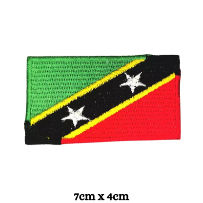 Country Flag Embroidered Patch – Iron On / Sew On National Flag Badge | All Countries Available | Jacket, Backpack, Hat, Uniform – Choose Your Country (K-S)