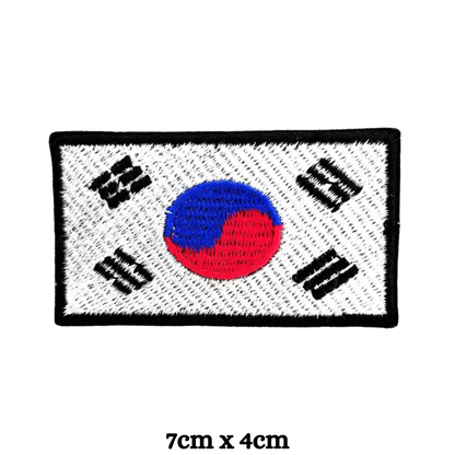 Country Flag Embroidered Patch – Iron On / Sew On National Flag Badge | All Countries Available | Jacket, Backpack, Hat, Uniform – Choose Your Country (K-S)