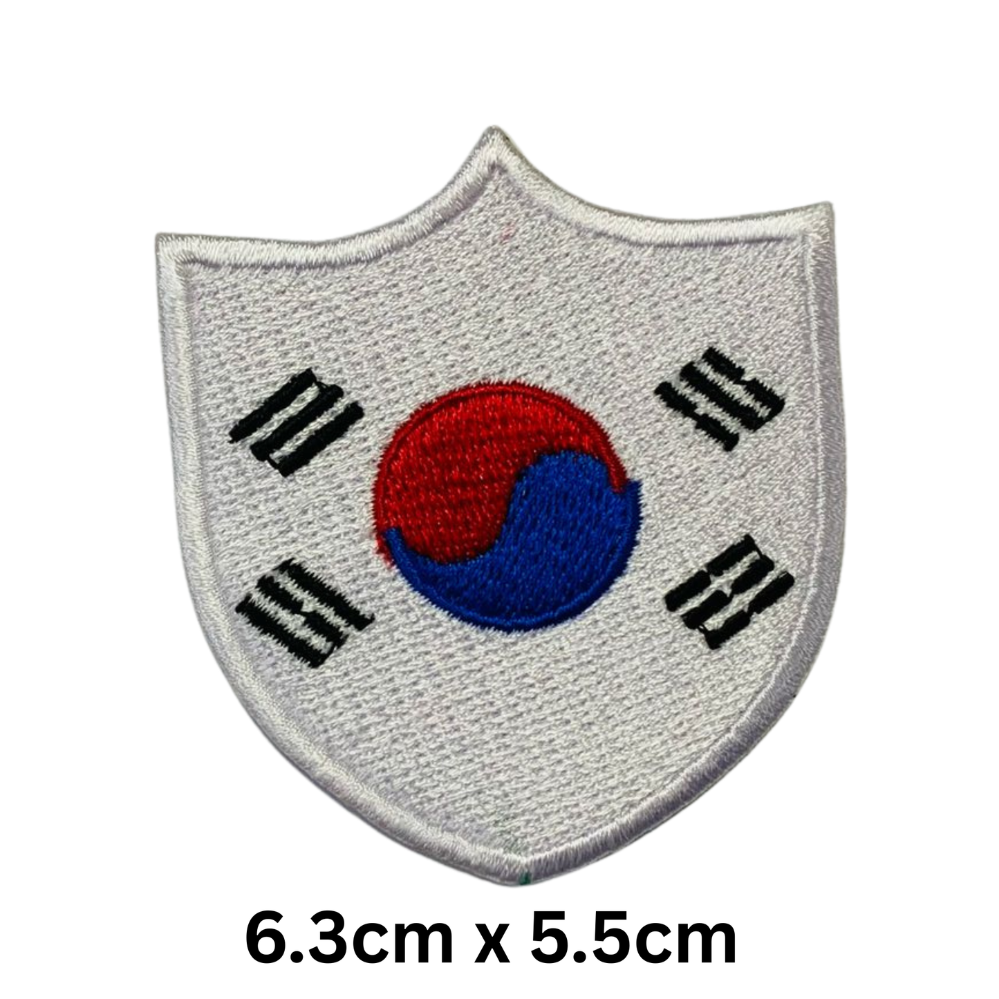 Shield Flag Patch – Embroidered Iron On / Sew On Shield Shaped National Flag Badge | All Countries Available | Heraldic Crest Patch for Jacket, Backpack, Biker Vest, Uniform – Choose Your Country (K-S)