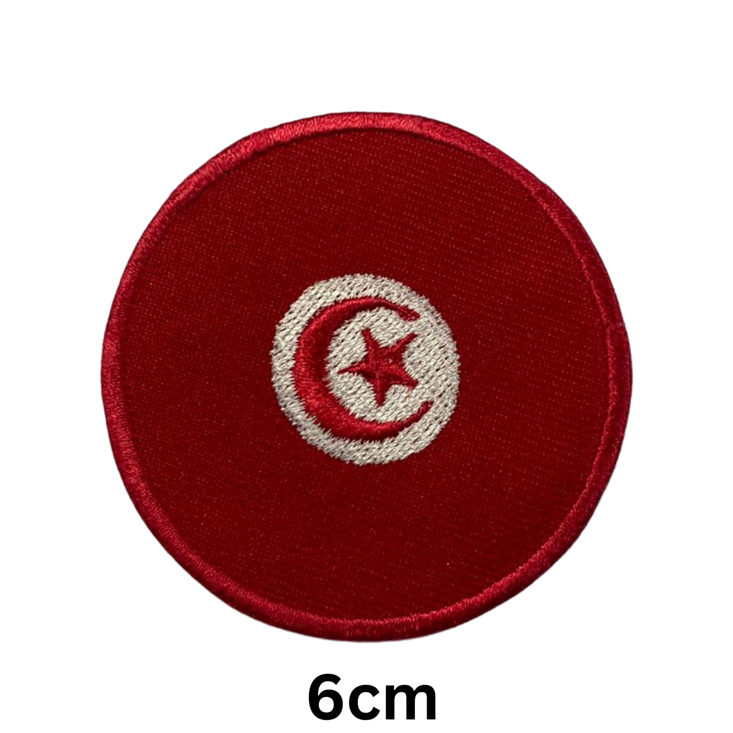 Round Flag Patch – 6cm Circular Embroidered Iron On / Sew On National Flag Badge | All Countries | Tactical Military Emblem for Hats, Jackets, Backpacks, Uniforms – Choose Your Country (T-Z)
