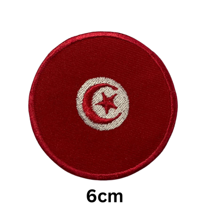 Round Flag Patch – 6cm Circular Embroidered Iron On / Sew On National Flag Badge | All Countries | Tactical Military Emblem for Hats, Jackets, Backpacks, Uniforms – Choose Your Country (T-Z)