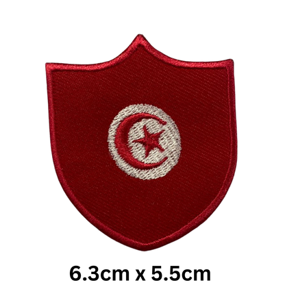 Shield Flag Patch – Embroidered Iron On / Sew On Shield Shaped National Flag Badge | All Countries Available | Heraldic Crest Patch for Jacket, Backpack, Biker Vest, Uniform – Choose Your Country (T-Z)
