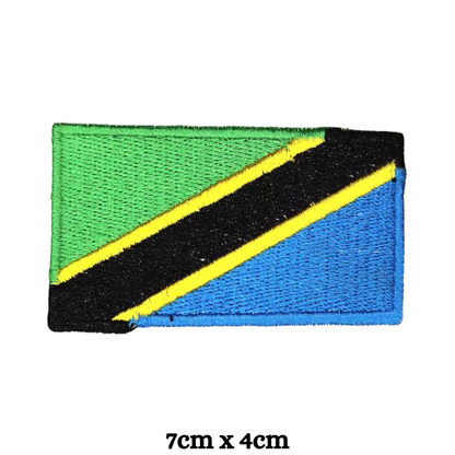 Country Flag Embroidered Patch – Iron On / Sew On National Flag Badge | All Countries Available | Jacket, Backpack, Hat, Uniform – Choose Your Country (T-Z)