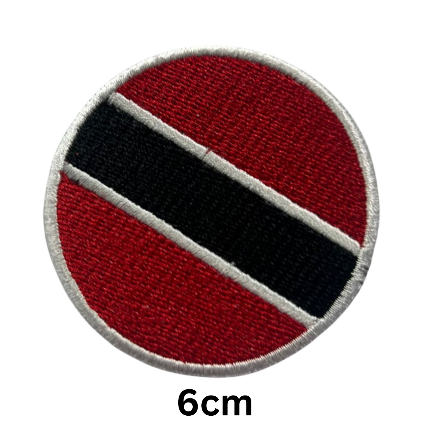 Round Flag Patch – 6cm Circular Embroidered Iron On / Sew On National Flag Badge | All Countries | Tactical Military Emblem for Hats, Jackets, Backpacks, Uniforms – Choose Your Country (T-Z)