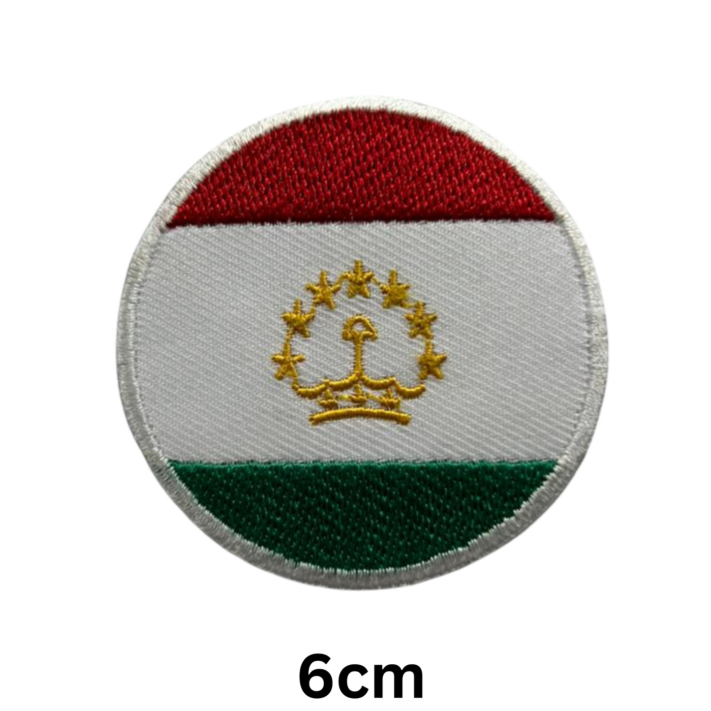 Round Flag Patch – 6cm Circular Embroidered Iron On / Sew On National Flag Badge | All Countries | Tactical Military Emblem for Hats, Jackets, Backpacks, Uniforms – Choose Your Country (T-Z)