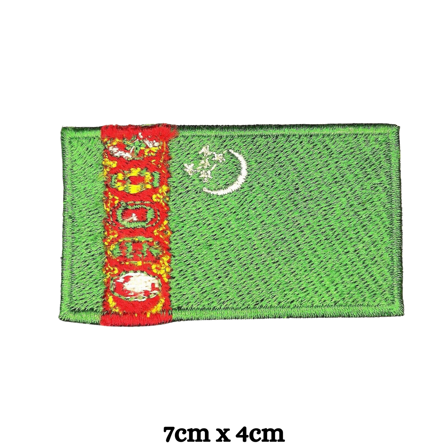 Country Flag Embroidered Patch – Iron On / Sew On National Flag Badge | All Countries Available | Jacket, Backpack, Hat, Uniform – Choose Your Country (T-Z)