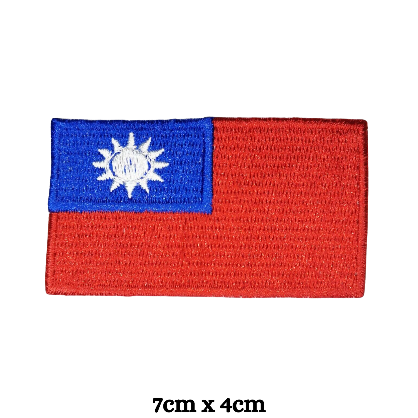 Country Flag Embroidered Patch – Iron On / Sew On National Flag Badge | All Countries Available | Jacket, Backpack, Hat, Uniform – Choose Your Country (T-Z)