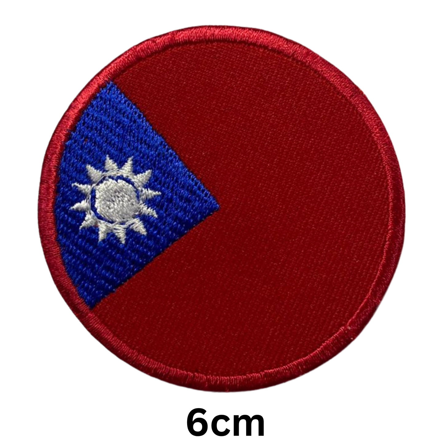 Round Flag Patch – 6cm Circular Embroidered Iron On / Sew On National Flag Badge | All Countries | Tactical Military Emblem for Hats, Jackets, Backpacks, Uniforms – Choose Your Country (T-Z)