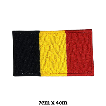 Country Flag Embroidered Patch – Iron On / Sew On National Flag Badge | All Countries Available | Jacket, Backpack, Hat, Uniform – Choose Your Country (A-J)