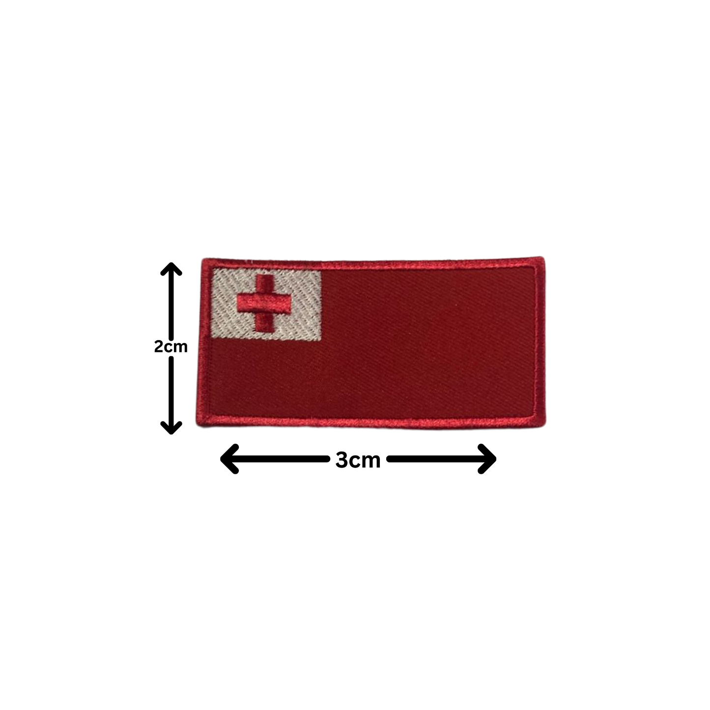 All Country Flag Patches (3 × 2 cm), Embroidered Iron-On/Sew On National Flags, Badge Traveler Gift Patch for Jacket, Backpack, Hat DIY Craft (T-Z)