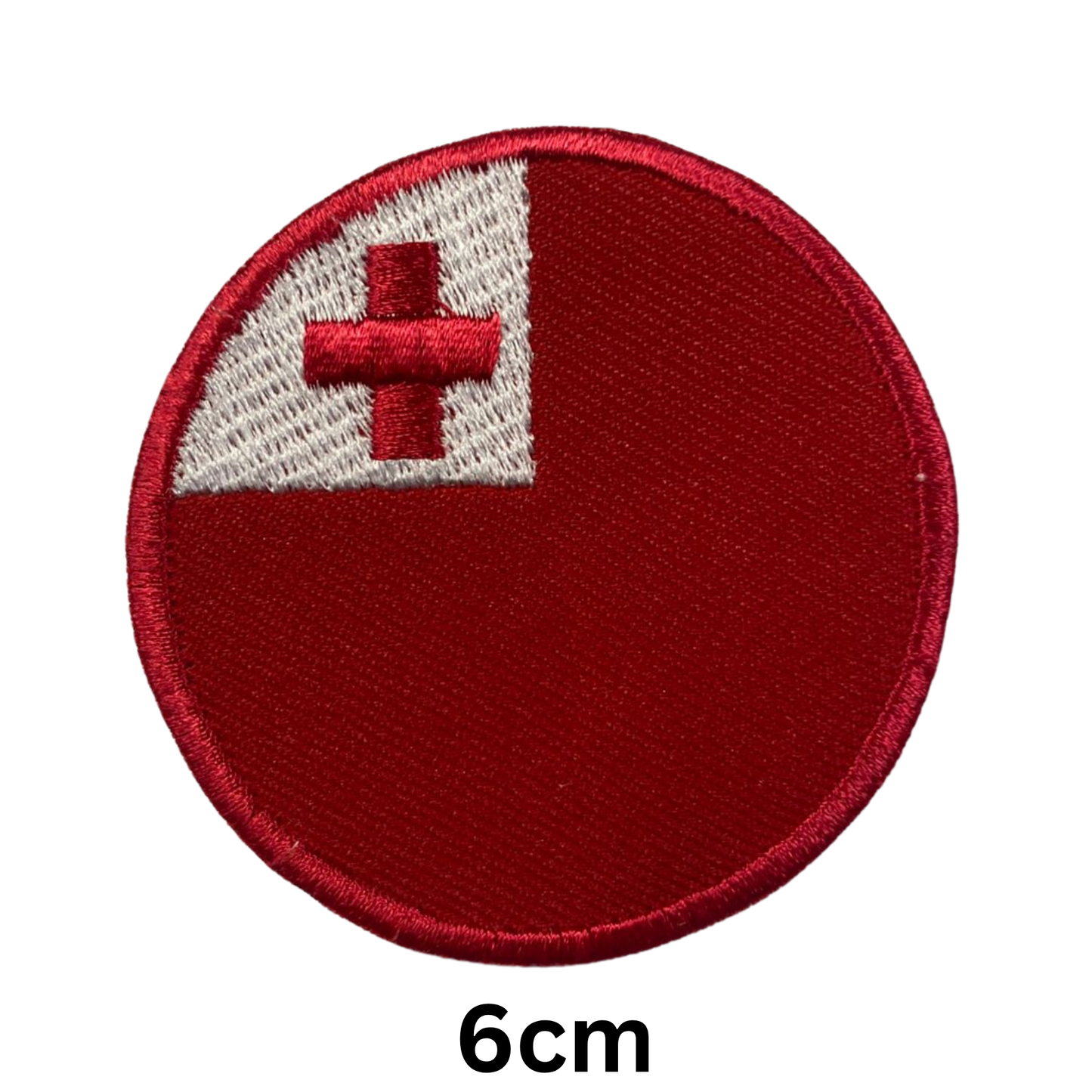 Round Flag Patch – 6cm Circular Embroidered Iron On / Sew On National Flag Badge | All Countries | Tactical Military Emblem for Hats, Jackets, Backpacks, Uniforms – Choose Your Country (T-Z)