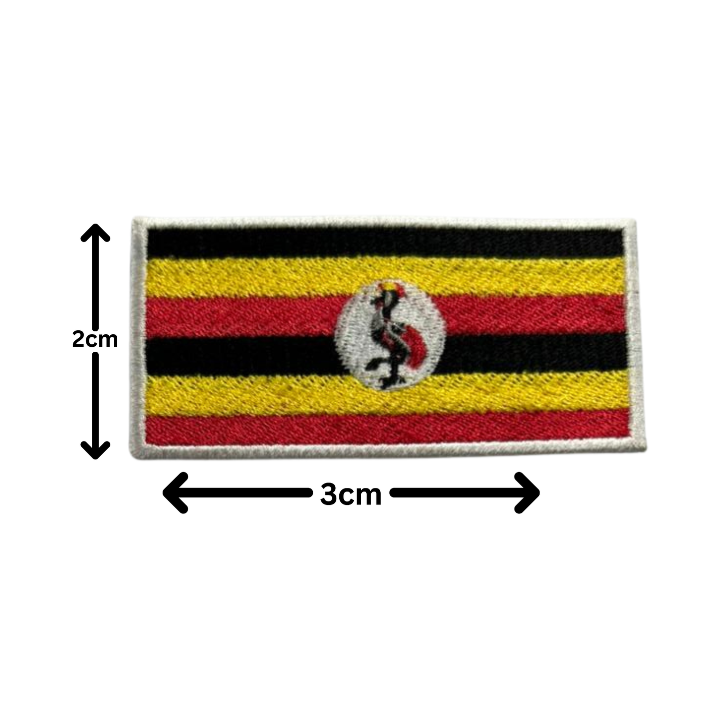 All Country Flag Patches (3 × 2 cm), Embroidered Iron-On/Sew On National Flags, Badge Traveler Gift Patch for Jacket, Backpack, Hat DIY Craft (T-Z)