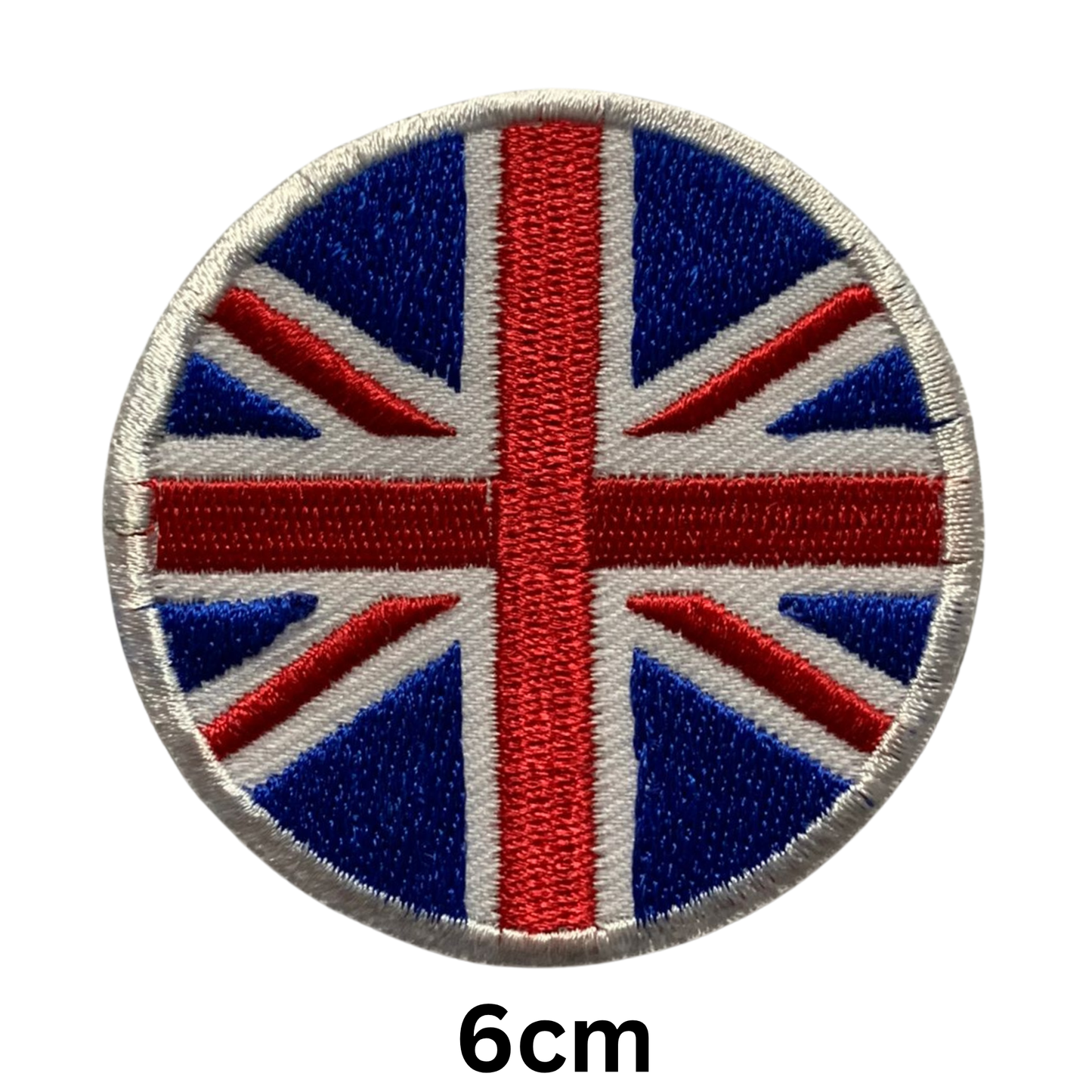 Round Flag Patch – 6cm Circular Embroidered Iron On / Sew On National Flag Badge | All Countries | Tactical Military Emblem for Hats, Jackets, Backpacks, Uniforms – Choose Your Country (T-Z)