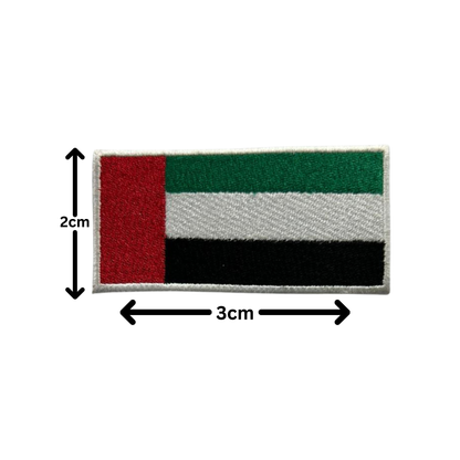 All Country Flag Patches (3 × 2 cm), Embroidered Iron-On/Sew On National Flags, Badge Traveler Gift Patch for Jacket, Backpack, Hat DIY Craft (T-Z)