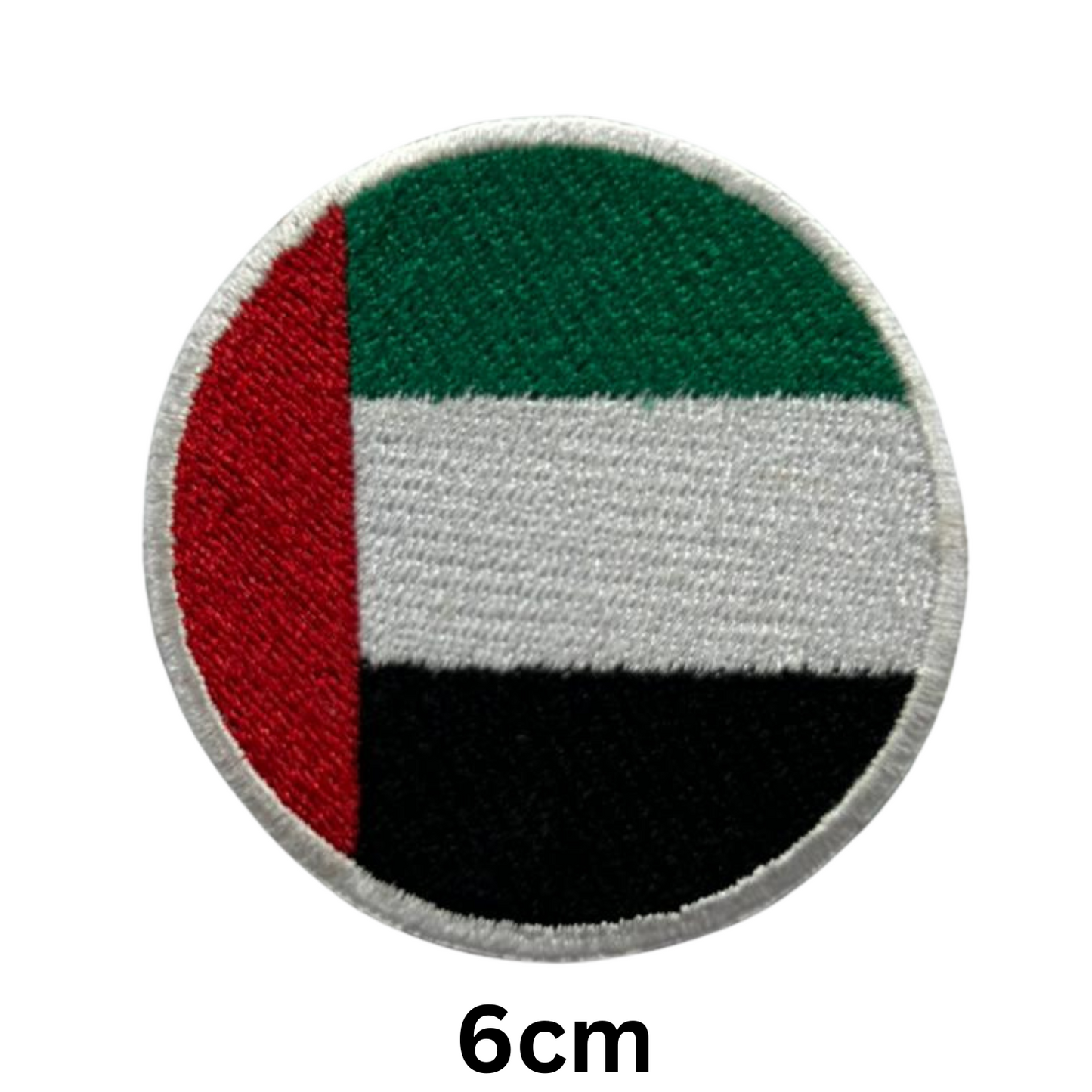 Round Flag Patch – 6cm Circular Embroidered Iron On / Sew On National Flag Badge | All Countries | Tactical Military Emblem for Hats, Jackets, Backpacks, Uniforms – Choose Your Country (T-Z)