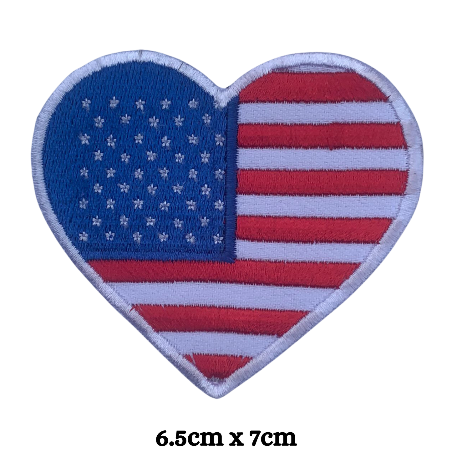 Country Heart Flag Patch – Embroidered Iron On / Sew On Heart Shaped National Flag Badge | All Countries Available | Jackets, Bags, Hats – Gift for Heritage, Travel & Flag Lovers (T-Z)