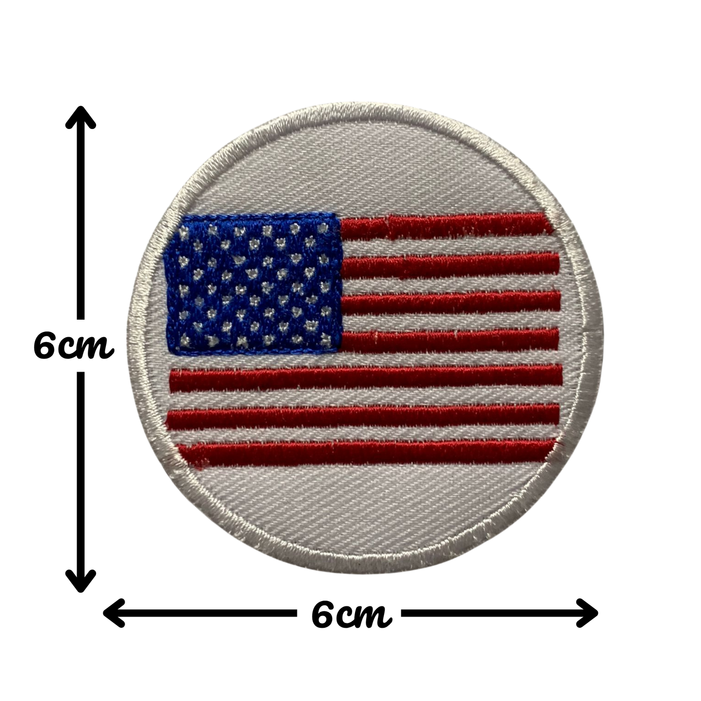 Round Flag Patch – 6cm Circular Embroidered Iron On / Sew On National Flag Badge | All Countries | Tactical Military Emblem for Hats, Jackets, Backpacks, Uniforms – Choose Your Country (T-Z)