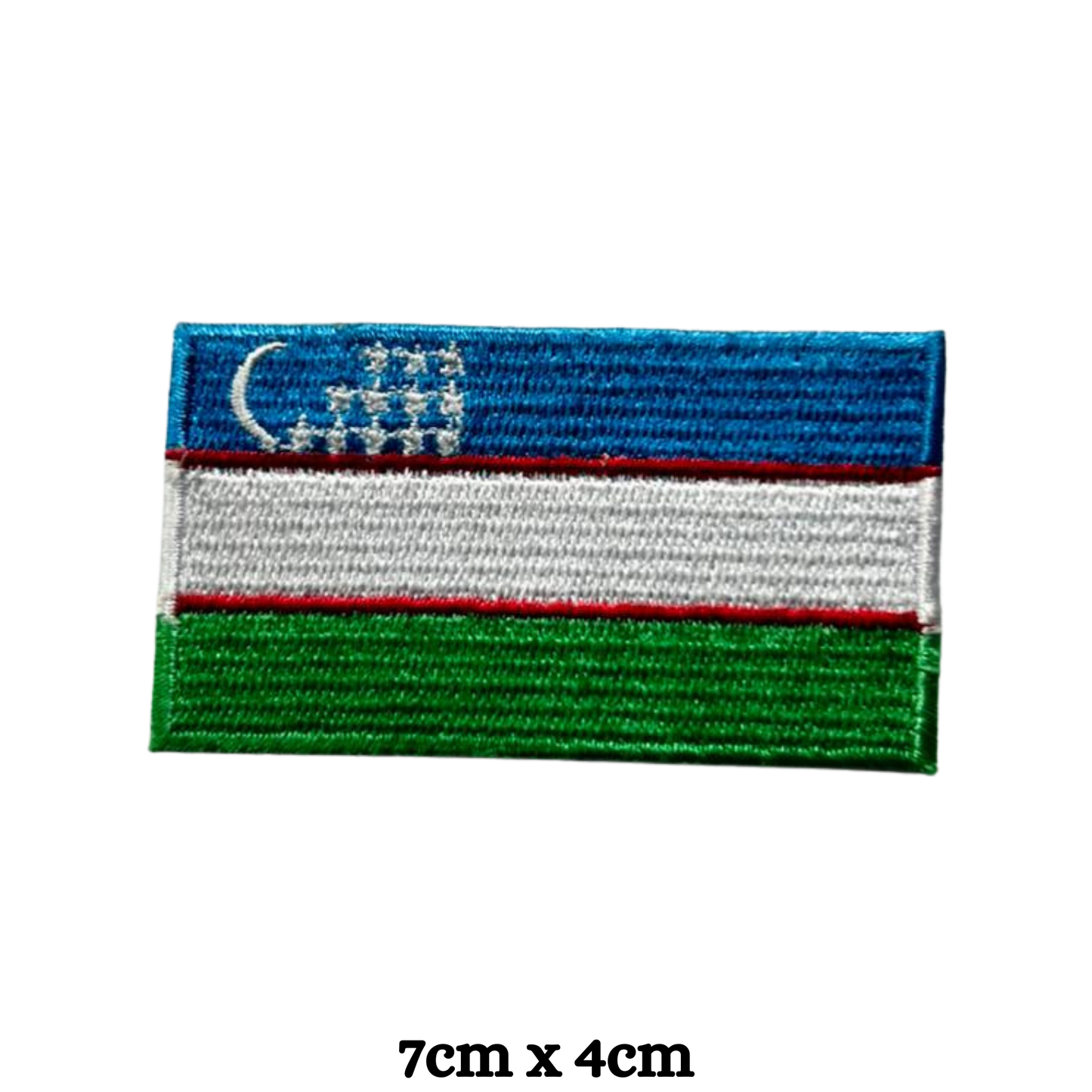 Country Flag Embroidered Patch – Iron On / Sew On National Flag Badge | All Countries Available | Jacket, Backpack, Hat, Uniform – Choose Your Country (T-Z)