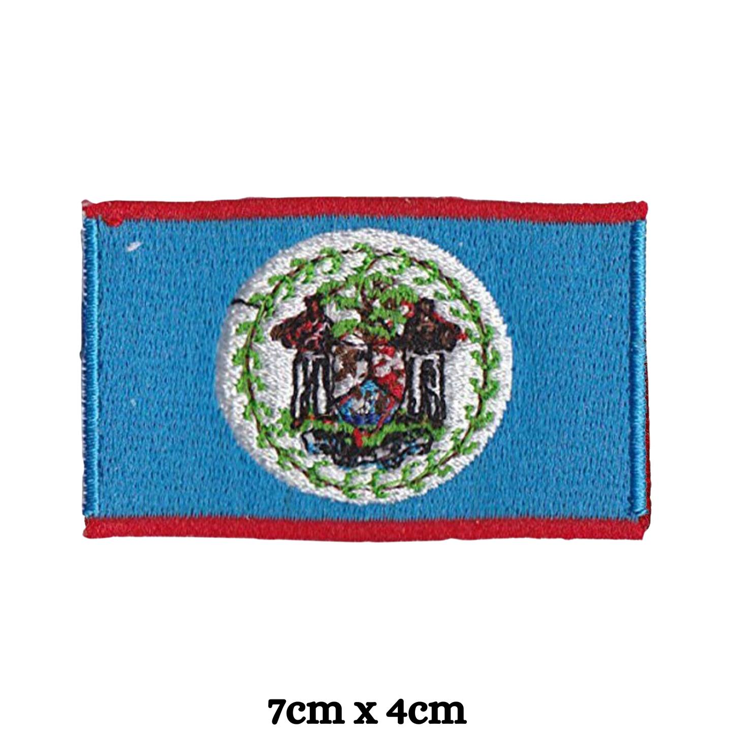 Country Flag Embroidered Patch – Iron On / Sew On National Flag Badge | All Countries Available | Jacket, Backpack, Hat, Uniform – Choose Your Country (A-J)