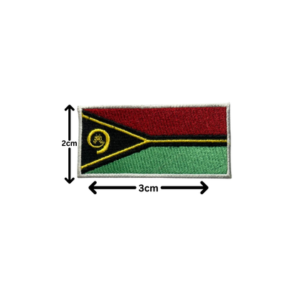 All Country Flag Patches (3 × 2 cm), Embroidered Iron-On/Sew On National Flags, Badge Traveler Gift Patch for Jacket, Backpack, Hat DIY Craft (T-Z)