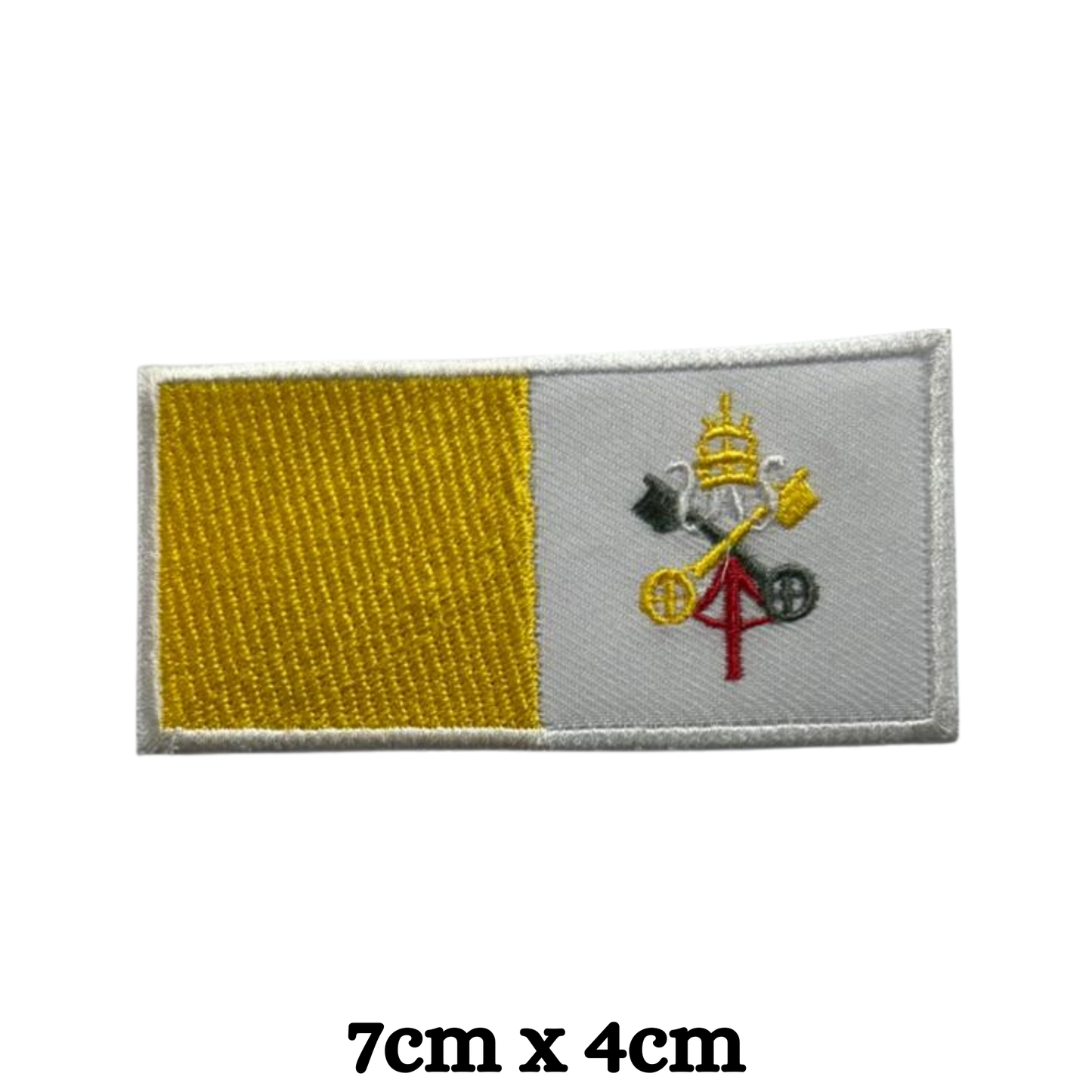Country Flag Embroidered Patch – Iron On / Sew On National Flag Badge | All Countries Available | Jacket, Backpack, Hat, Uniform – Choose Your Country (T-Z)