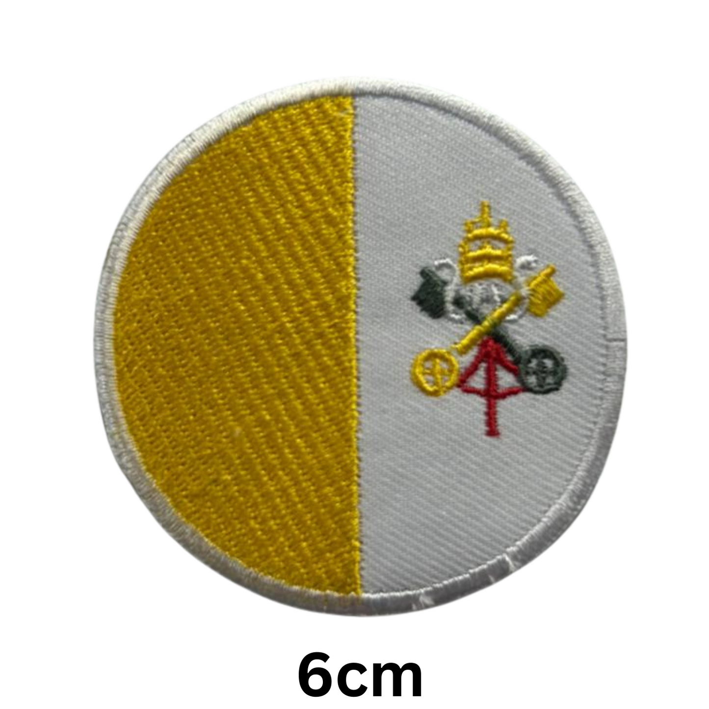 Round Flag Patch – 6cm Circular Embroidered Iron On / Sew On National Flag Badge | All Countries | Tactical Military Emblem for Hats, Jackets, Backpacks, Uniforms – Choose Your Country (T-Z)