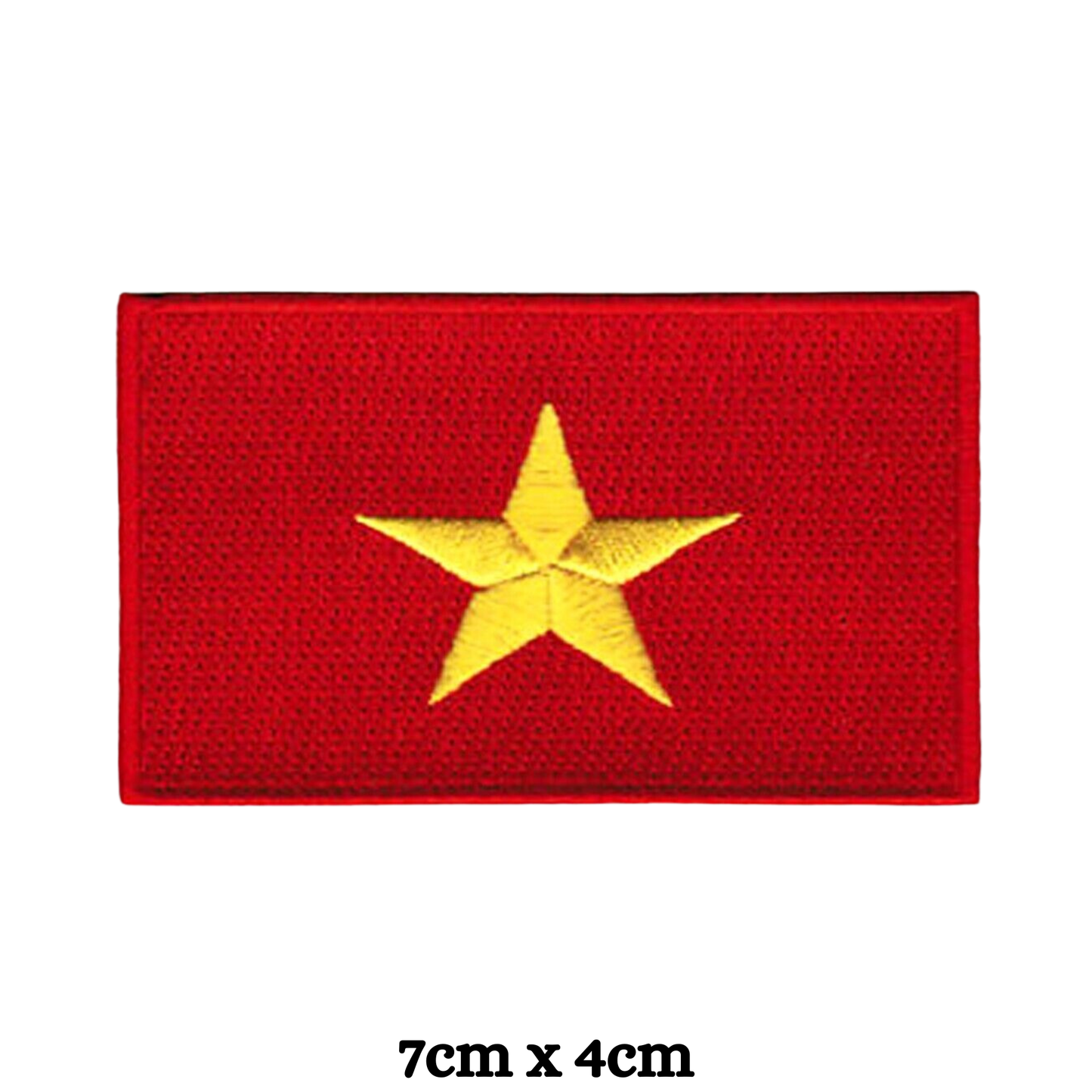 Country Flag Embroidered Patch – Iron On / Sew On National Flag Badge | All Countries Available | Jacket, Backpack, Hat, Uniform – Choose Your Country (T-Z)