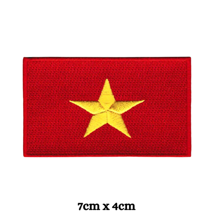 Country Flag Embroidered Patch – Iron On / Sew On National Flag Badge | All Countries Available | Jacket, Backpack, Hat, Uniform – Choose Your Country (T-Z)
