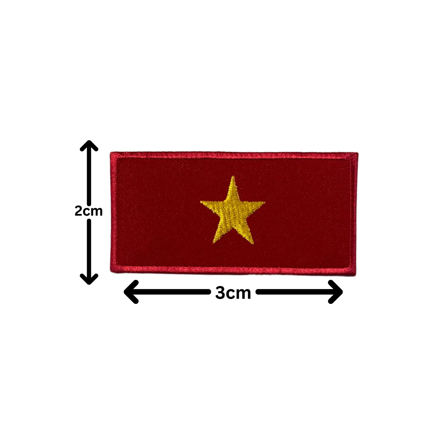 All Country Flag Patches (3 × 2 cm), Embroidered Iron-On/Sew On National Flags, Badge Traveler Gift Patch for Jacket, Backpack, Hat DIY Craft (T-Z)