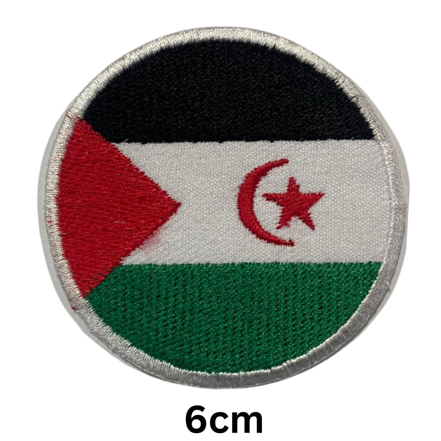 Round Flag Patch – 6cm Circular Embroidered Iron On / Sew On National Flag Badge | All Countries | Tactical Military Emblem for Hats, Jackets, Backpacks, Uniforms – Choose Your Country (T-Z)