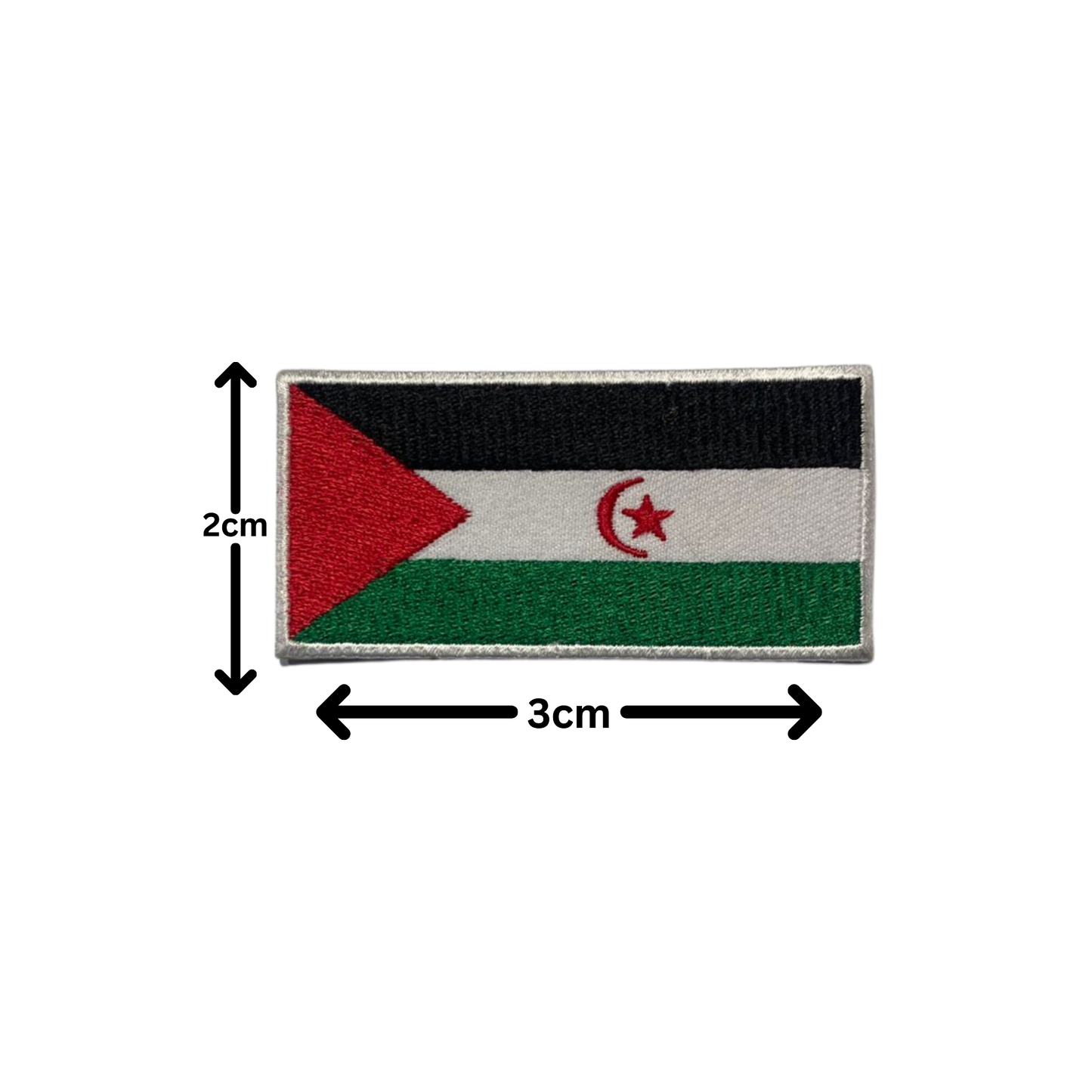 All Country Flag Patches (3 × 2 cm), Embroidered Iron-On/Sew On National Flags, Badge Traveler Gift Patch for Jacket, Backpack, Hat DIY Craft (T-Z)