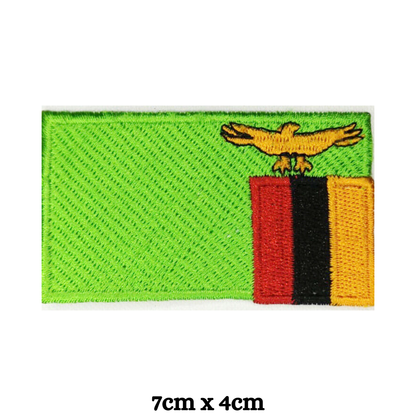 Country Flag Embroidered Patch – Iron On / Sew On National Flag Badge | All Countries Available | Jacket, Backpack, Hat, Uniform – Choose Your Country (T-Z)