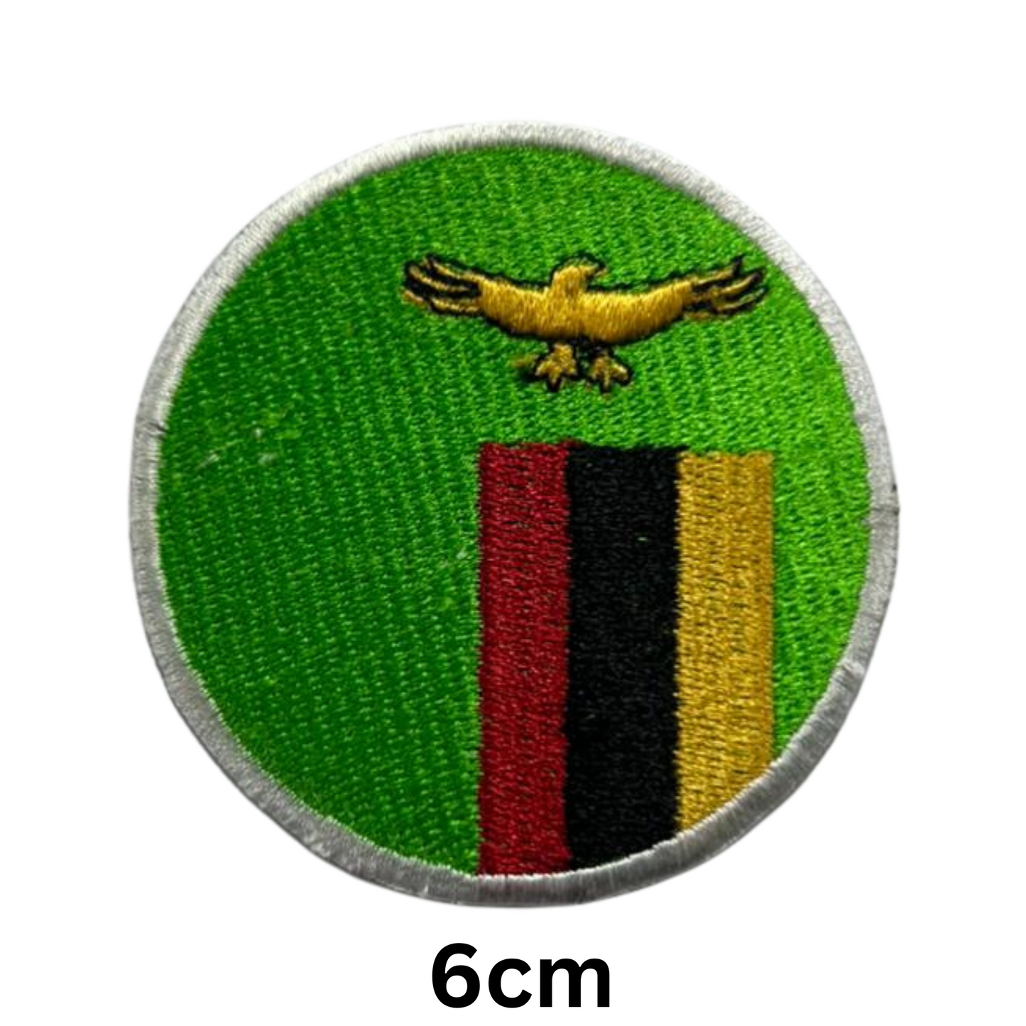 Round Flag Patch – 6cm Circular Embroidered Iron On / Sew On National Flag Badge | All Countries | Tactical Military Emblem for Hats, Jackets, Backpacks, Uniforms – Choose Your Country (T-Z)