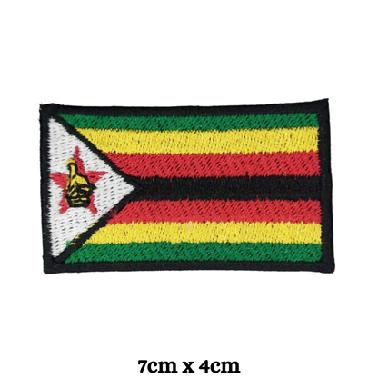 Country Flag Embroidered Patch – Iron On / Sew On National Flag Badge | All Countries Available | Jacket, Backpack, Hat, Uniform – Choose Your Country (T-Z)