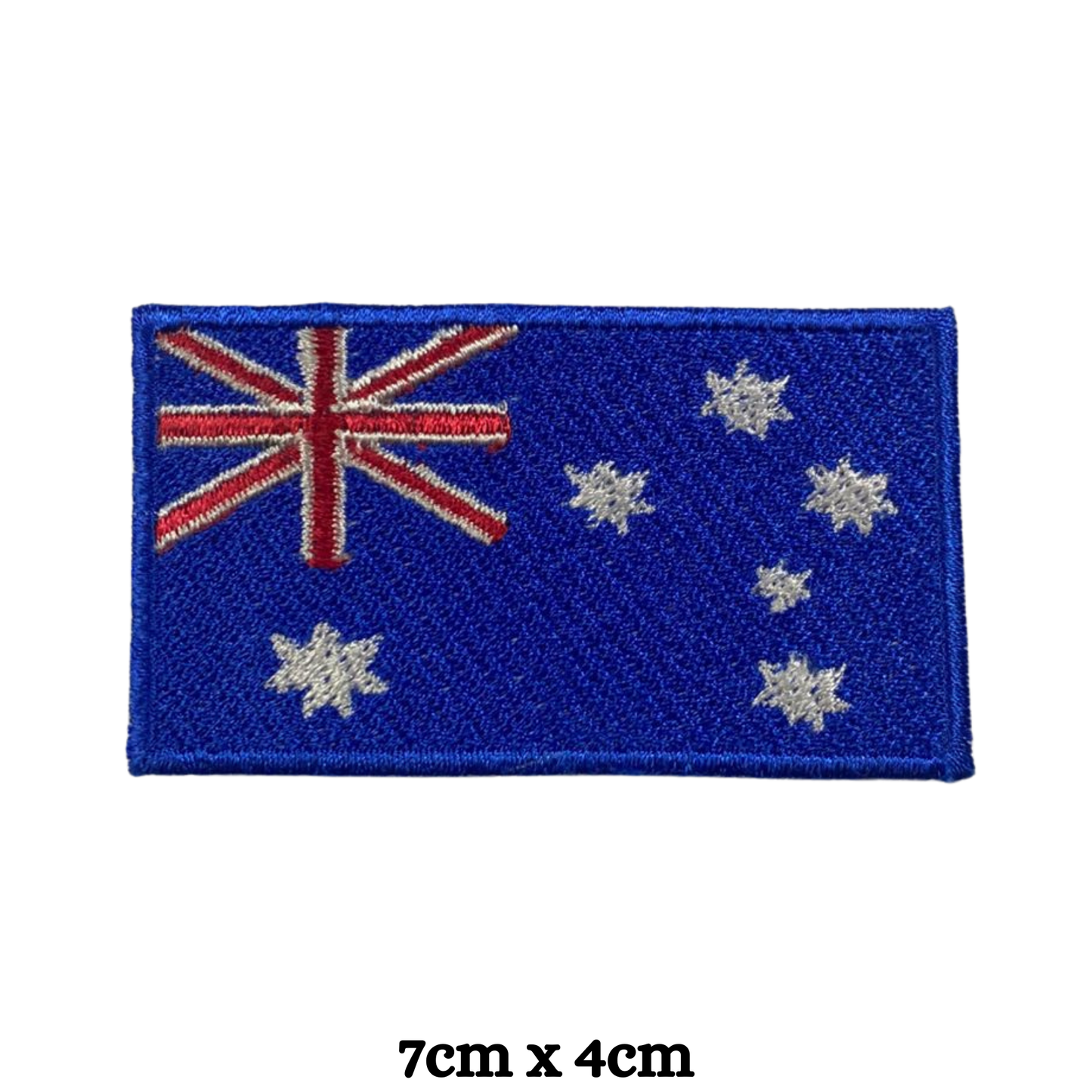 Country Flag Embroidered Patch – Iron On / Sew On National Flag Badge | All Countries Available | Jacket, Backpack, Hat, Uniform – Choose Your Country (A-J)
