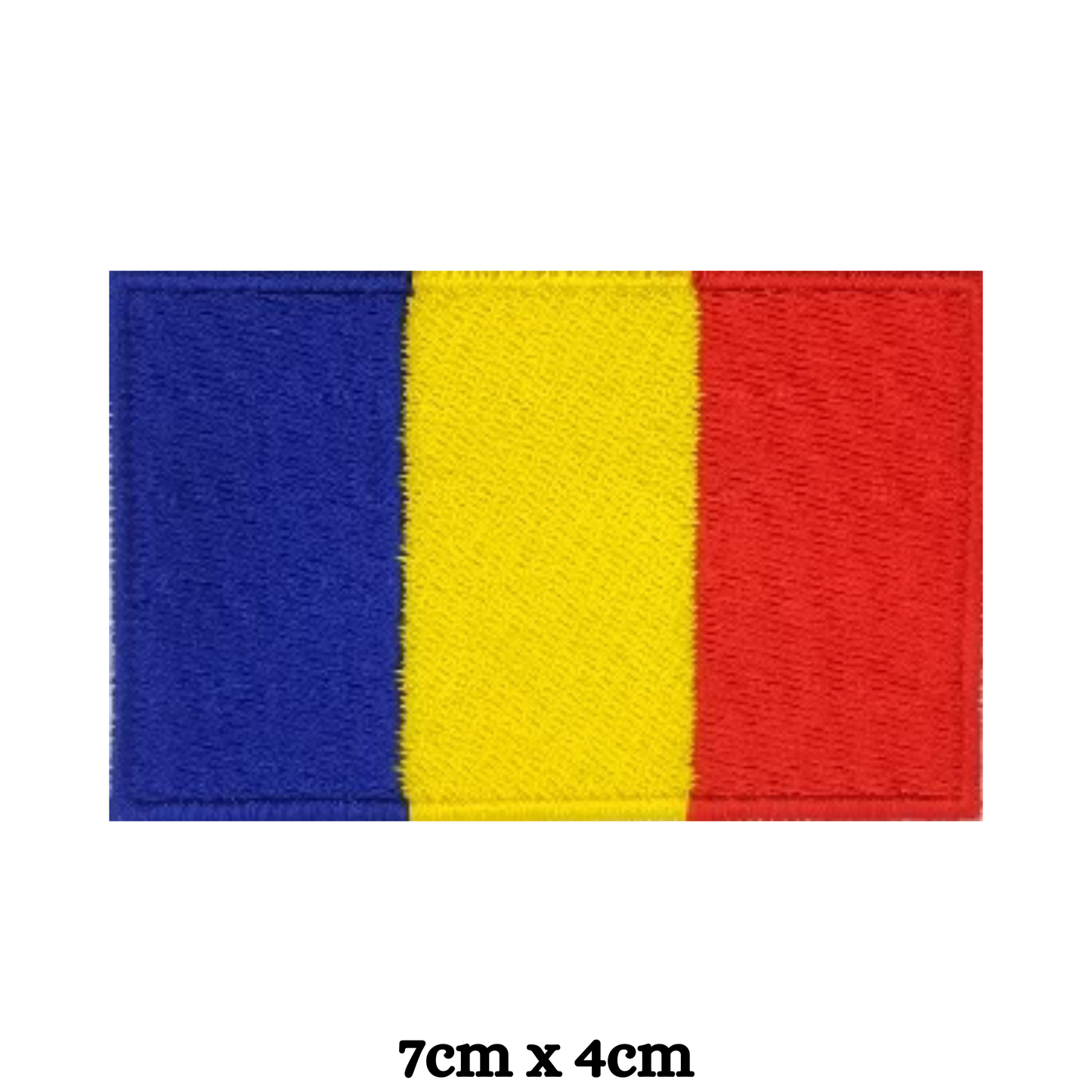 Country Flag Embroidered Patch – Iron On / Sew On National Flag Badge | All Countries Available | Jacket, Backpack, Hat, Uniform – Choose Your Country (A-J)