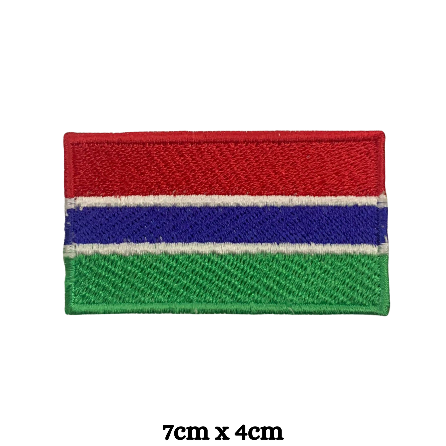 Country Flag Embroidered Patch – Iron On / Sew On National Flag Badge | All Countries Available | Jacket, Backpack, Hat, Uniform – Choose Your Country (A-J)