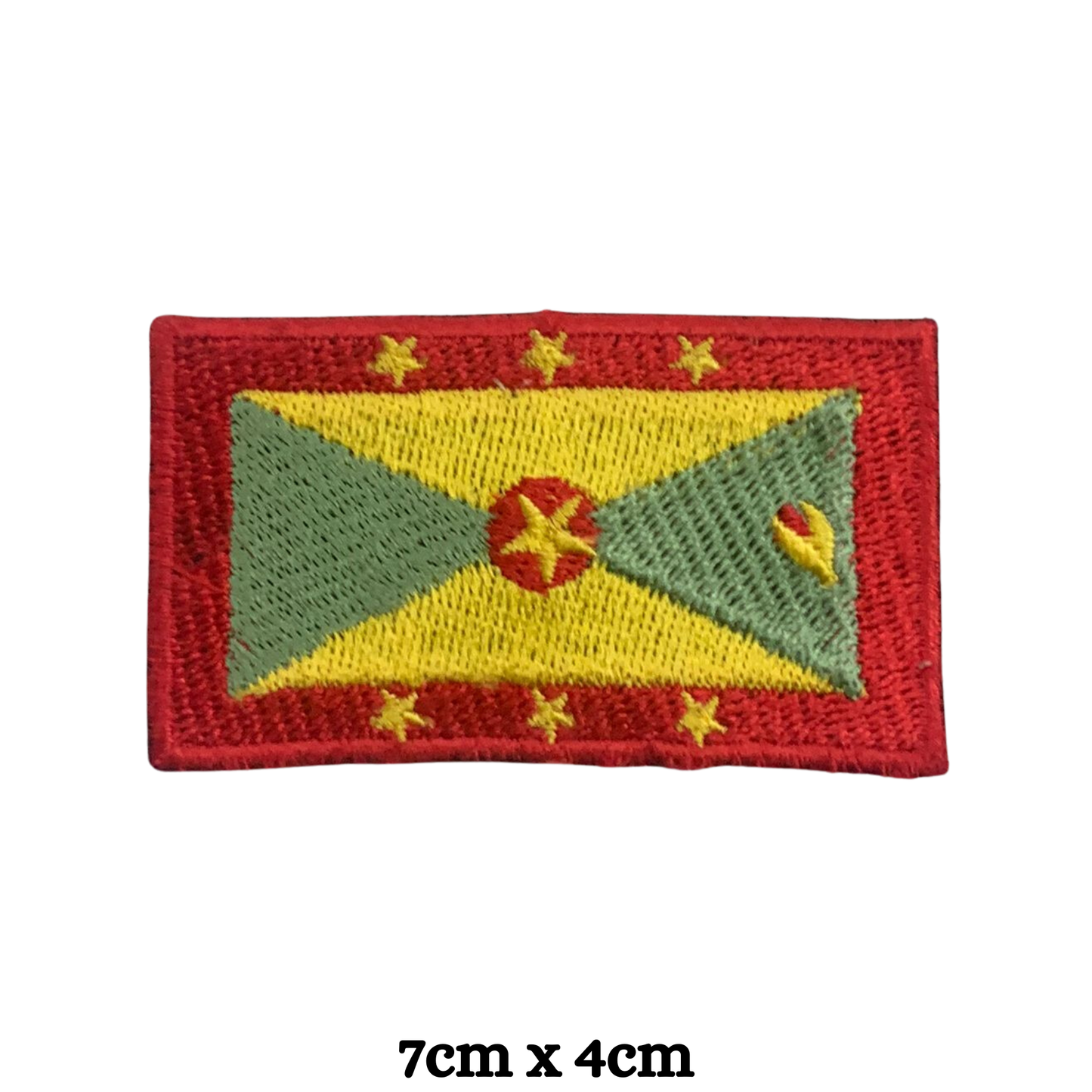 Country Flag Embroidered Patch – Iron On / Sew On National Flag Badge | All Countries Available | Jacket, Backpack, Hat, Uniform – Choose Your Country (A-J)