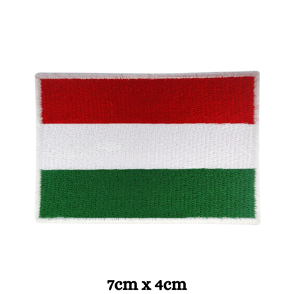 Country Flag Embroidered Patch – Iron On / Sew On National Flag Badge | All Countries Available | Jacket, Backpack, Hat, Uniform – Choose Your Country (A-J)