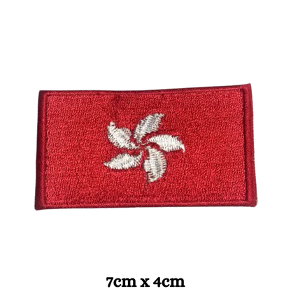 Country Flag Embroidered Patch – Iron On / Sew On National Flag Badge | All Countries Available | Jacket, Backpack, Hat, Uniform – Choose Your Country (A-J)