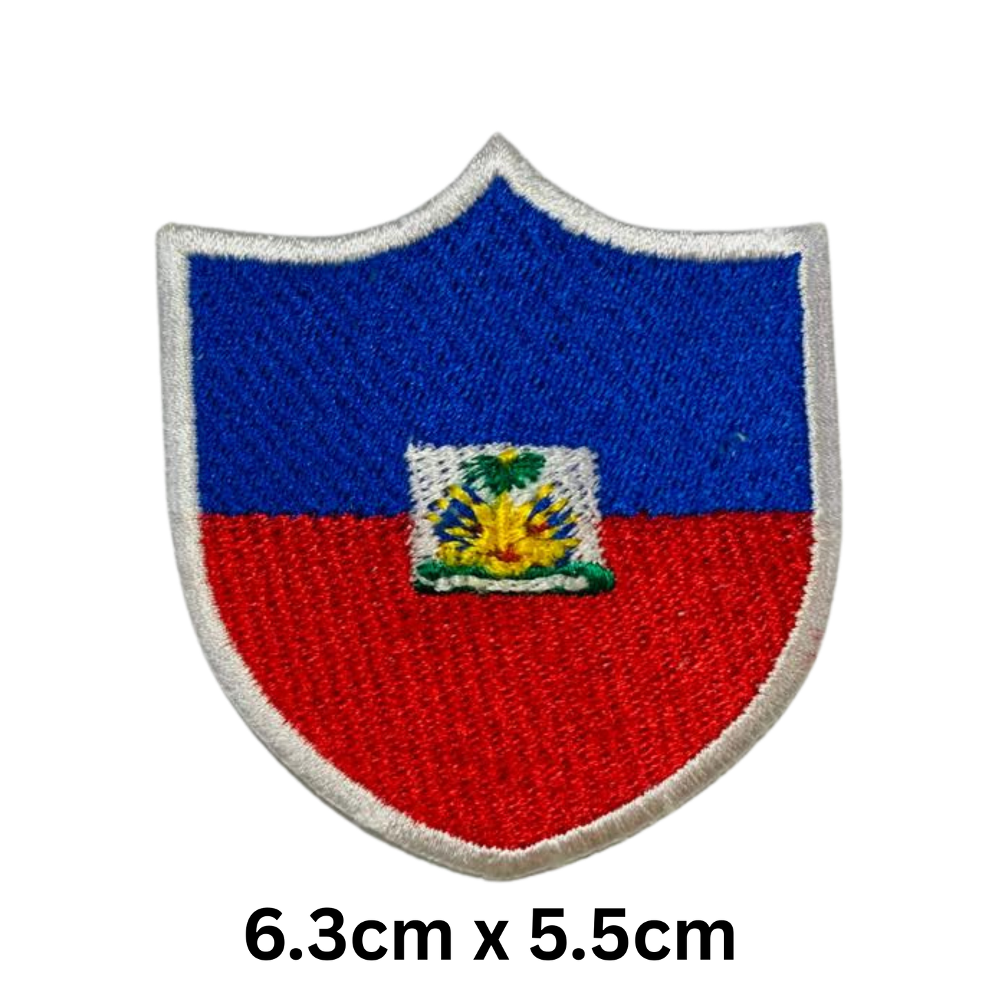 Shield Flag Patch – Embroidered Iron On / Sew On Shield Shaped National Flag Badge | All Countries Available | Heraldic Crest Patch for Jacket, Backpack, Biker Vest, Uniform – Choose Your Country (A-J)