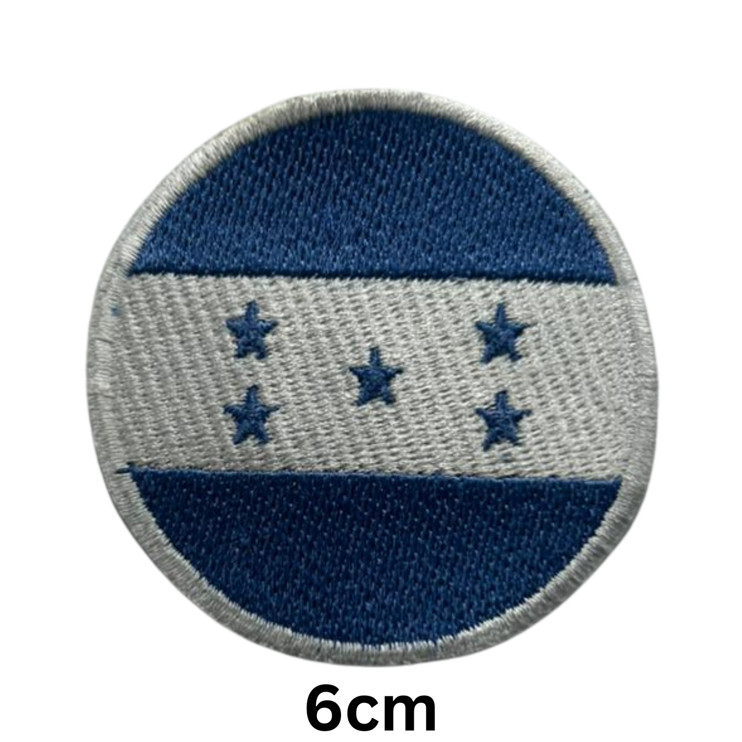 Round Flag Patch – 6cm Circular Embroidered Iron On / Sew On National Flag Badge | All Countries | Tactical Military Emblem for Hats, Jackets, Backpacks, Uniforms – Choose Your Country (A-J)