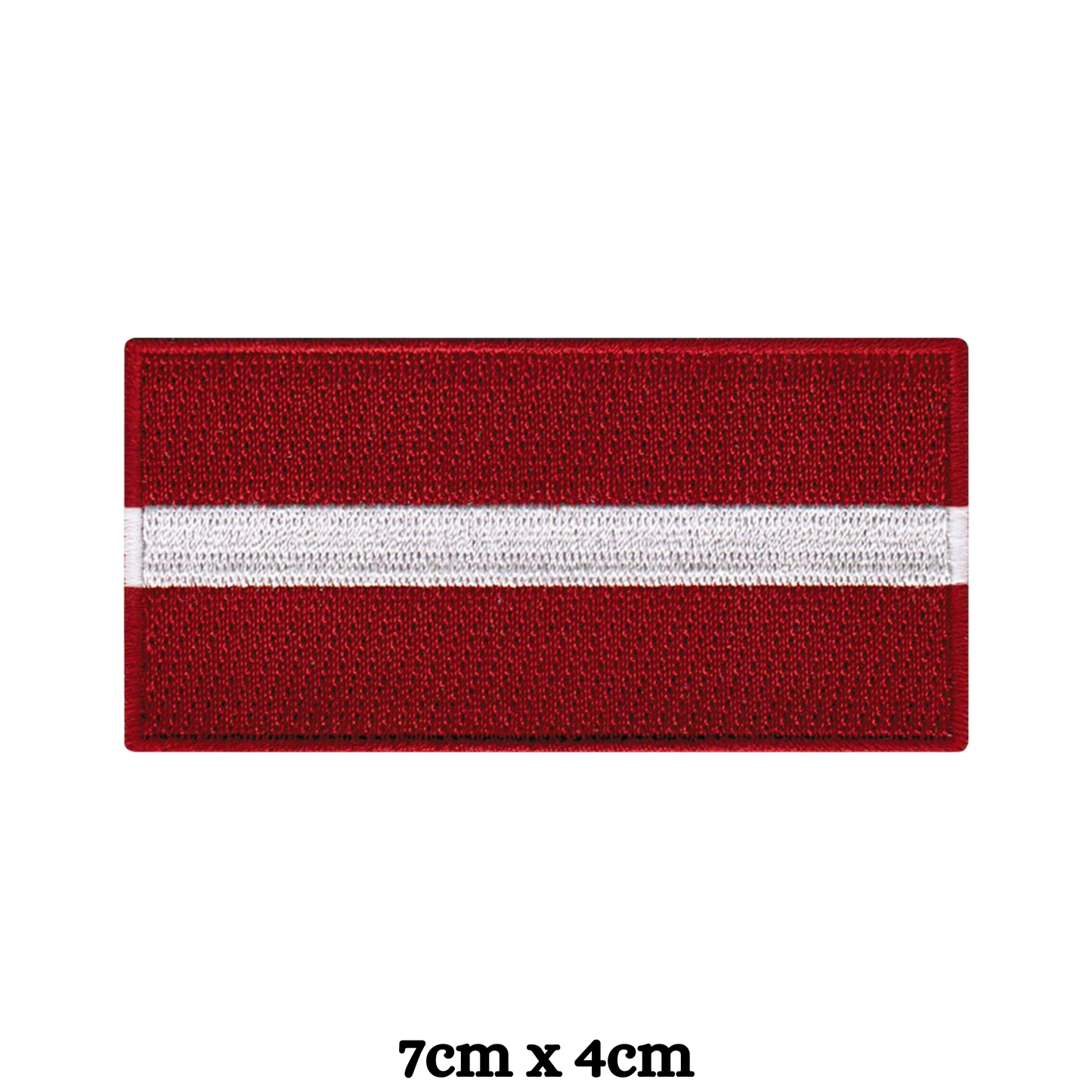 Country Flag Embroidered Patch – Iron On / Sew On National Flag Badge | All Countries Available | Jacket, Backpack, Hat, Uniform – Choose Your Country (K-S)