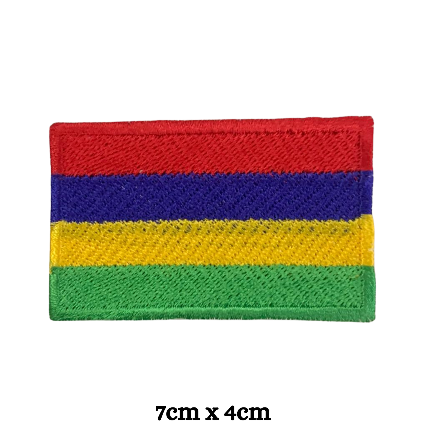 Country Flag Embroidered Patch – Iron On / Sew On National Flag Badge | All Countries Available | Jacket, Backpack, Hat, Uniform – Choose Your Country (K-S)