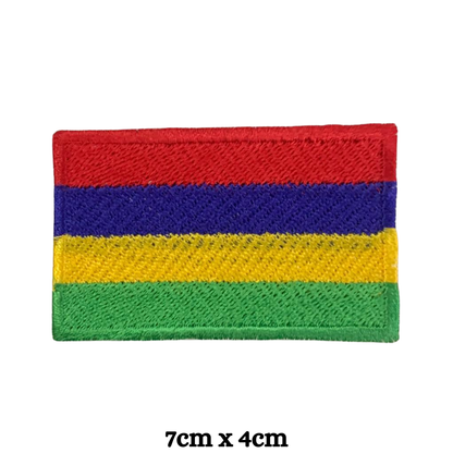 Country Flag Embroidered Patch – Iron On / Sew On National Flag Badge | All Countries Available | Jacket, Backpack, Hat, Uniform – Choose Your Country (K-S)