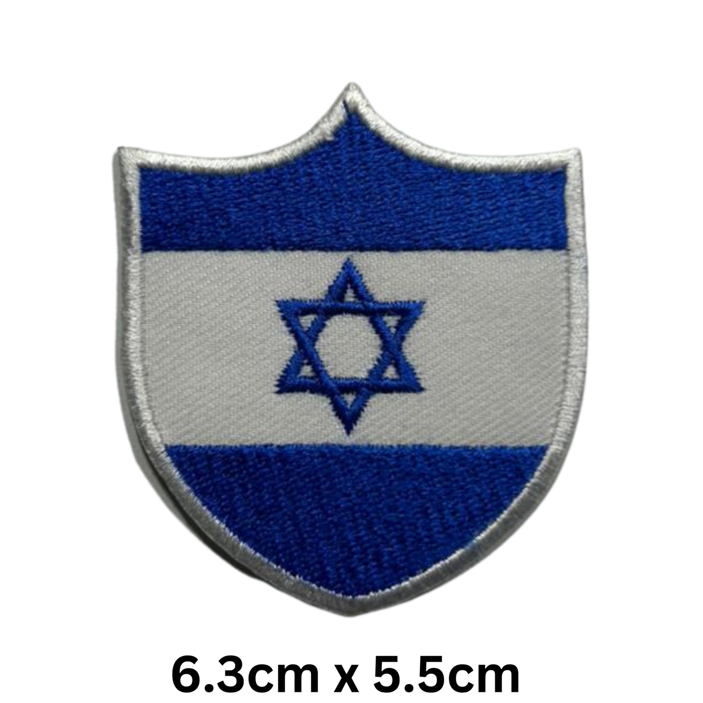 Shield Flag Patch – Embroidered Iron On / Sew On Shield Shaped National Flag Badge | All Countries Available | Heraldic Crest Patch for Jacket, Backpack, Biker Vest, Uniform – Choose Your Country (A-J)