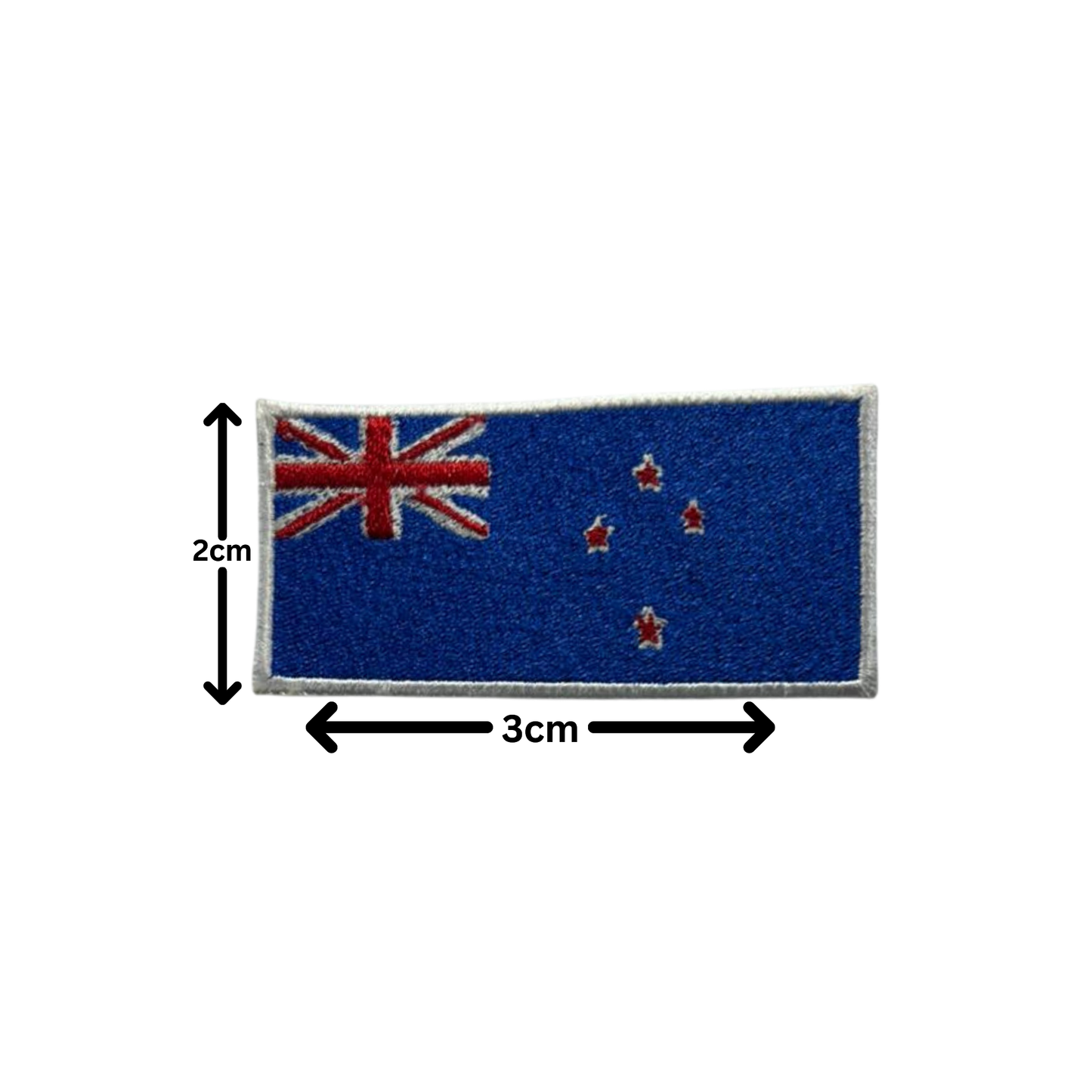 All Country Flag Patches (3 × 2 cm), Embroidered Iron-On/Sew On National Flags, Badge Traveler Gift Patch for Jacket, Backpack, Hat DIY Craft (K-S)